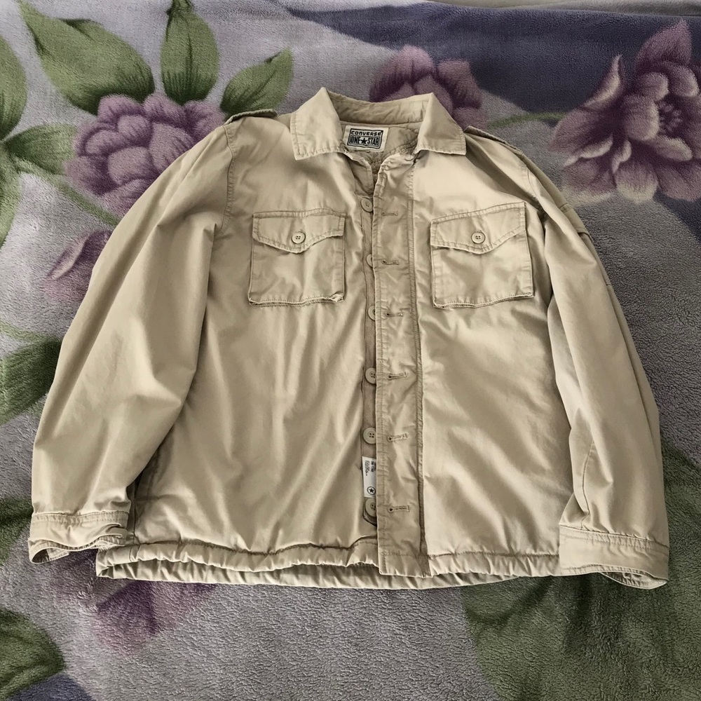Men’s Khaki Colored Jacket by Converse